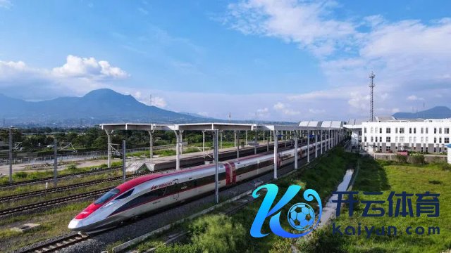 雅万高铁是中国和印尼共建“一带一王人”合作旗舰花式 (着手:新华社)